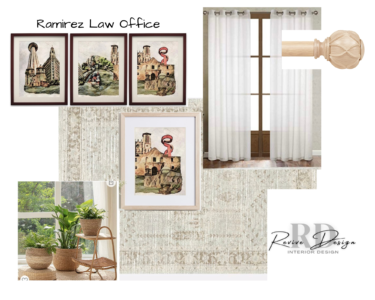 Ramirez Law Office interior design mood board