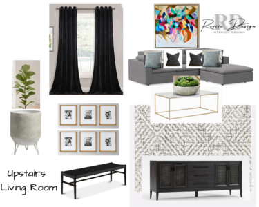 Upstairs Living Room Mood Board